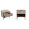 Manhattan Comfort 2-Piece DUMBO Standard 3-Drawer Dresser and DUMBO 1.0 Nightstand in Rustic Grey 2-DB01-GY - alternate 6